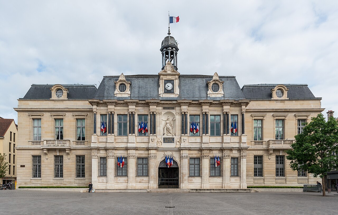 Troyes (10000), Aube, la boucherie Le Bœuf Tricolore de Troyes